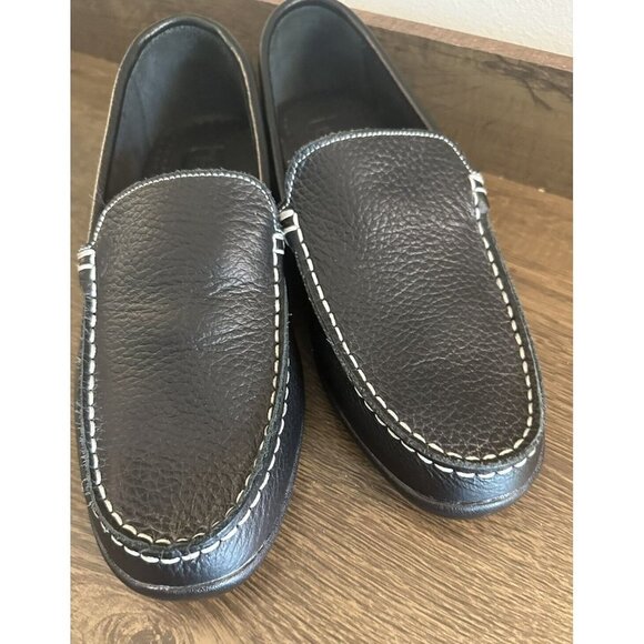 Foot Joy Mens Loafers Club‎ Casuals Black Leather Golf Driving Shoes Sz 7 79072 main image 7